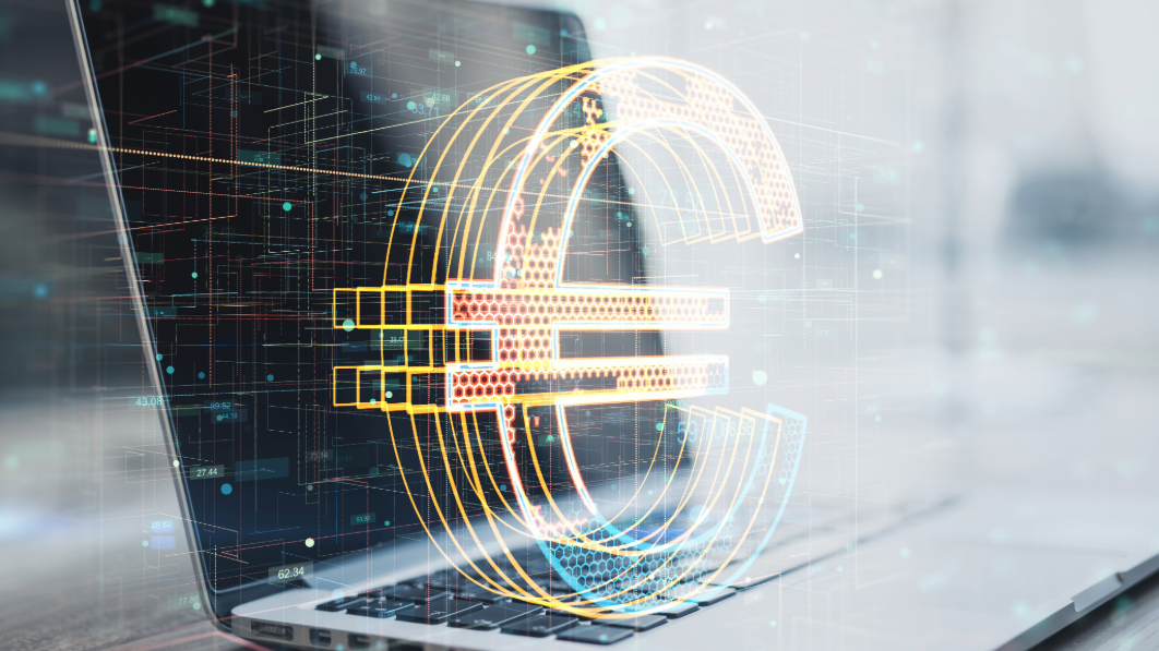 Künstlerische Grafik des EURO-Symbols 